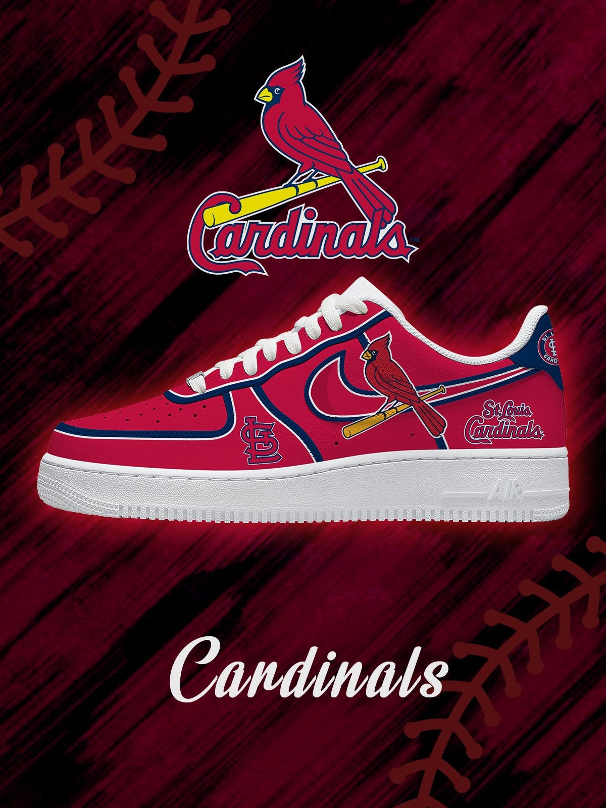 St. Louis Baseball V.2 Custom Air-Style Sneakers