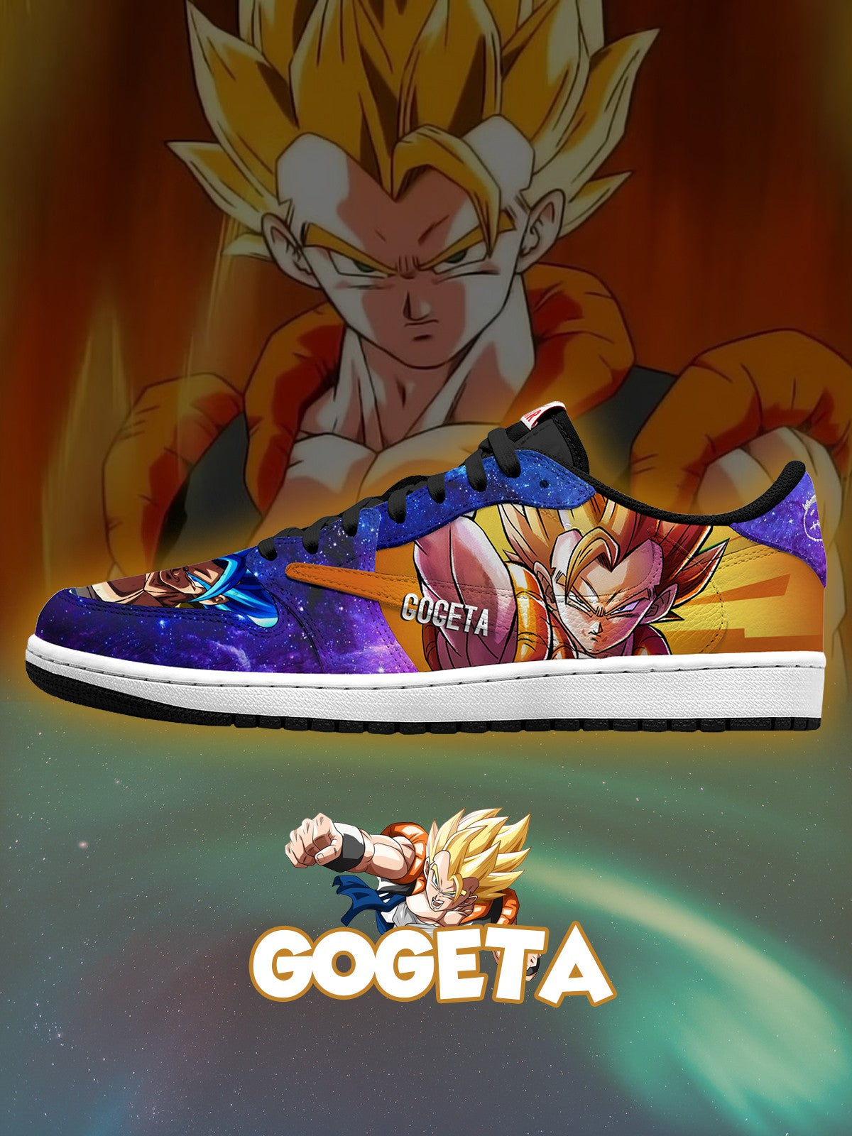 Gogeta V.1 Custom TS Low Sneakers