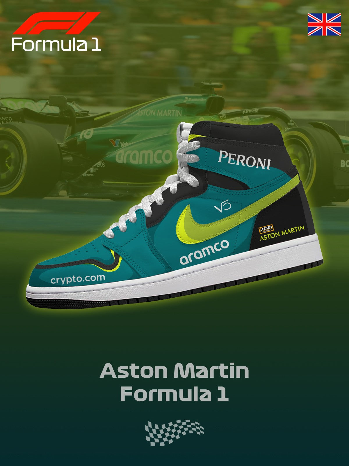 Martin F.1 V.1 Custom High-Top Sneakers