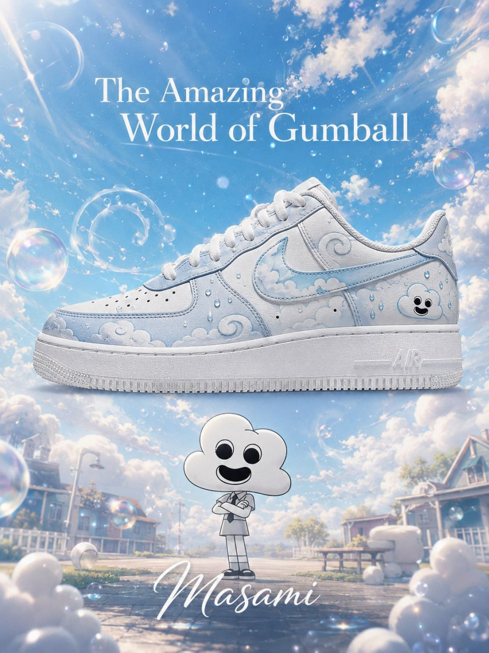 Masami Yoshida V.1 Custom Air-Style Sneakers