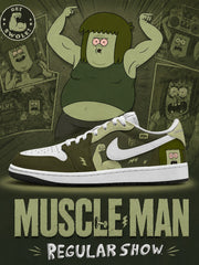 Muscle Man V.1 Custom Low-Top Court Sneakers