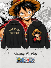 Luffy V.1 Custom Ess. Hoodie