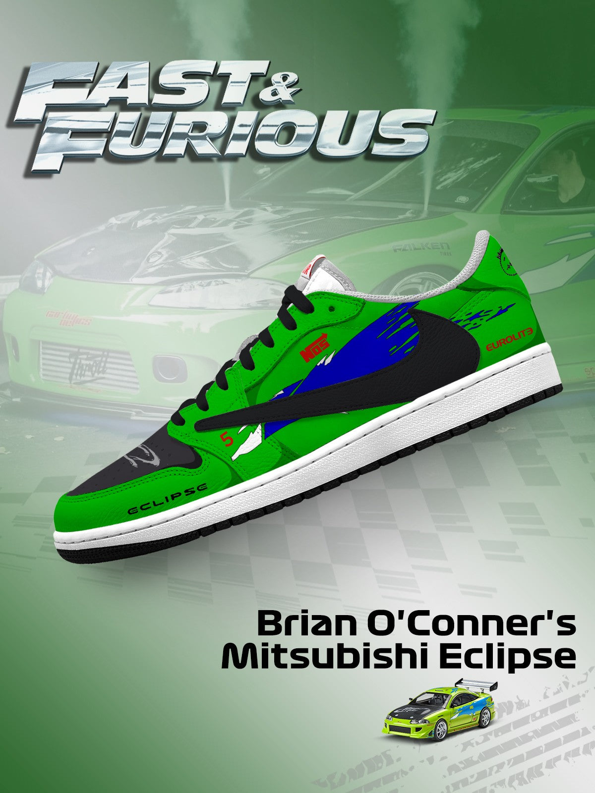 Brian O'Conners Eclipse V.1 Custom TS Low Sneakers
