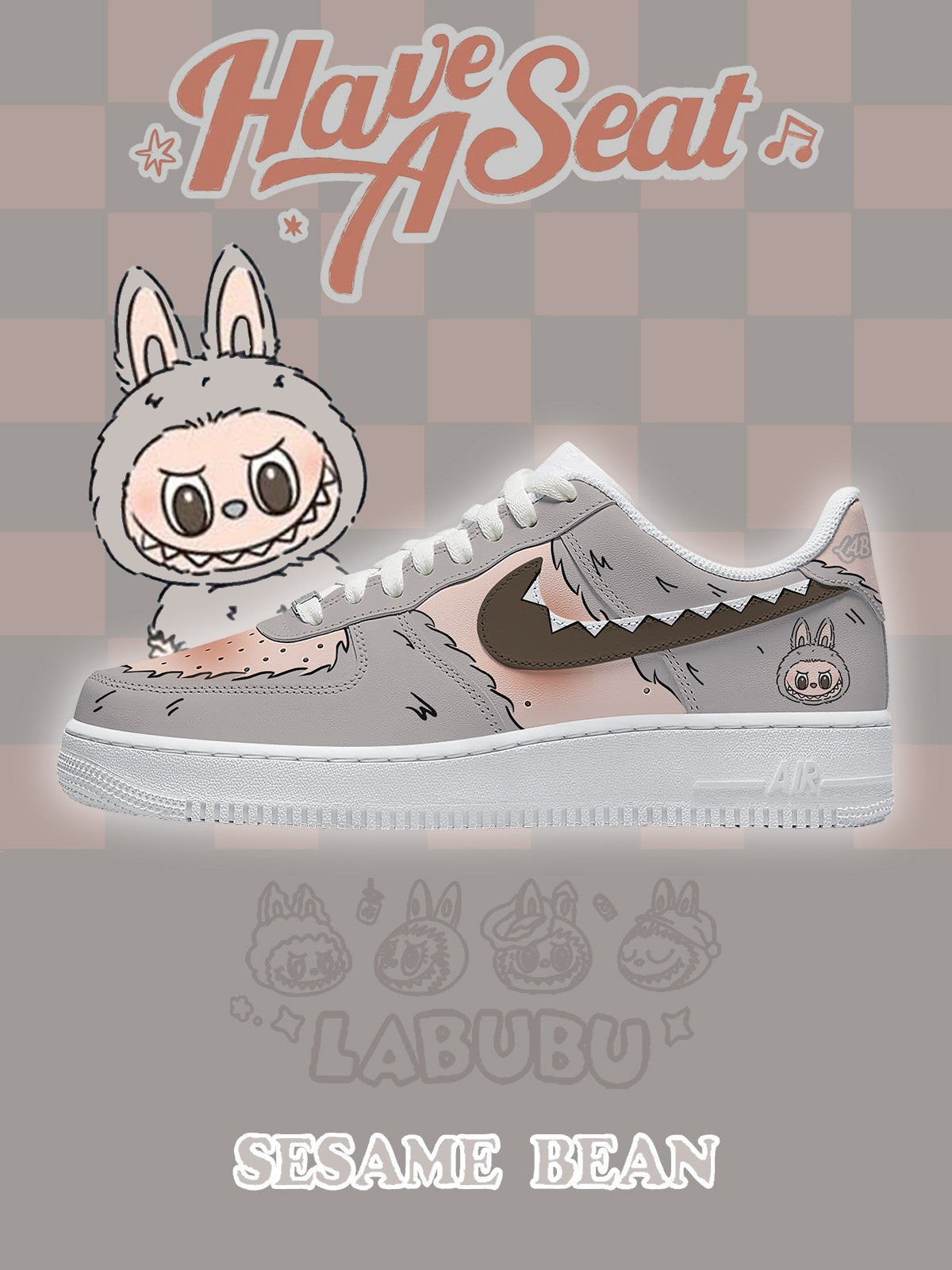 Sesame Bean V.1 Custom Sneakers