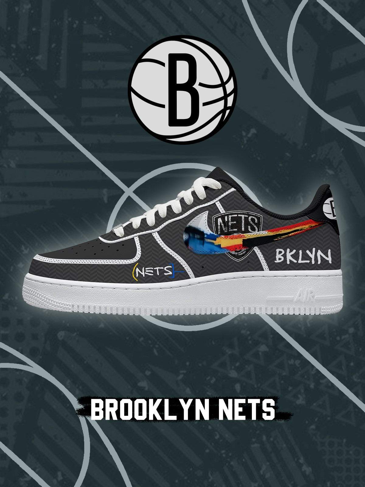 Brooklyn Basketball V.3 Custom Air-Style Sneakers