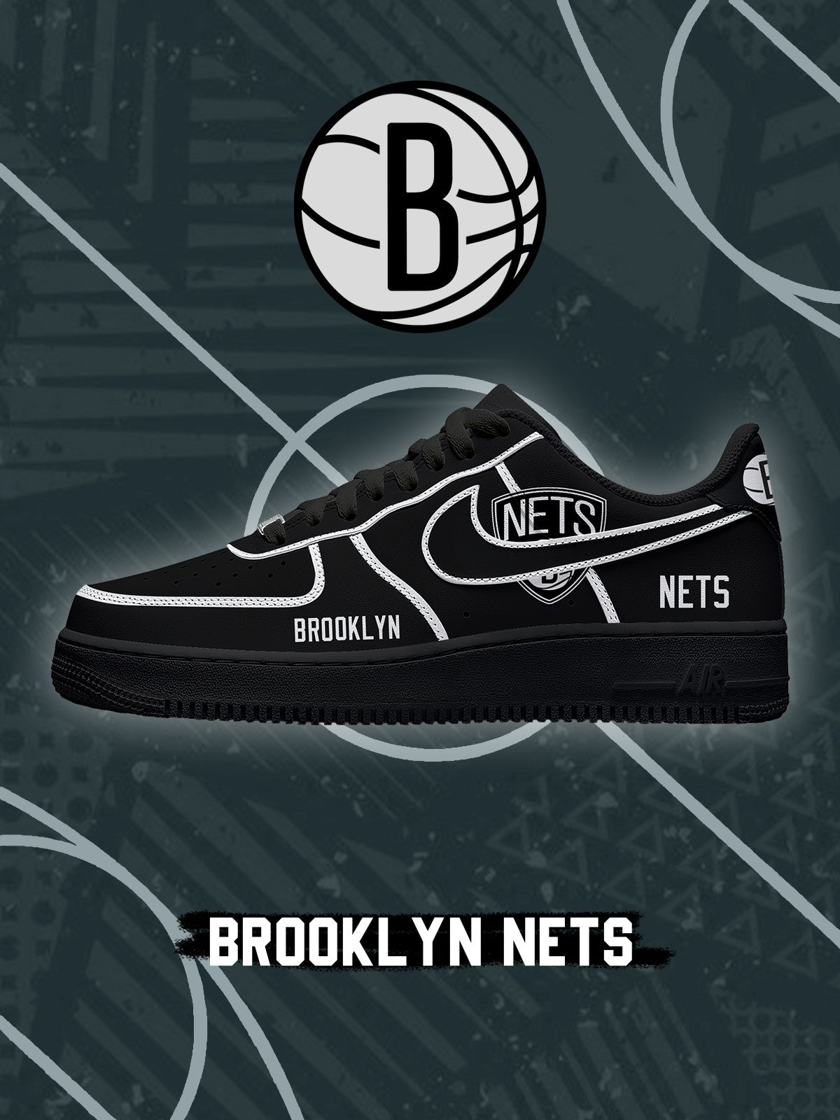 Brooklyn Basketball V.4 Custom Air-Style Sneakers