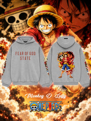 Luffy V.2 Custom Ess. Hoodie