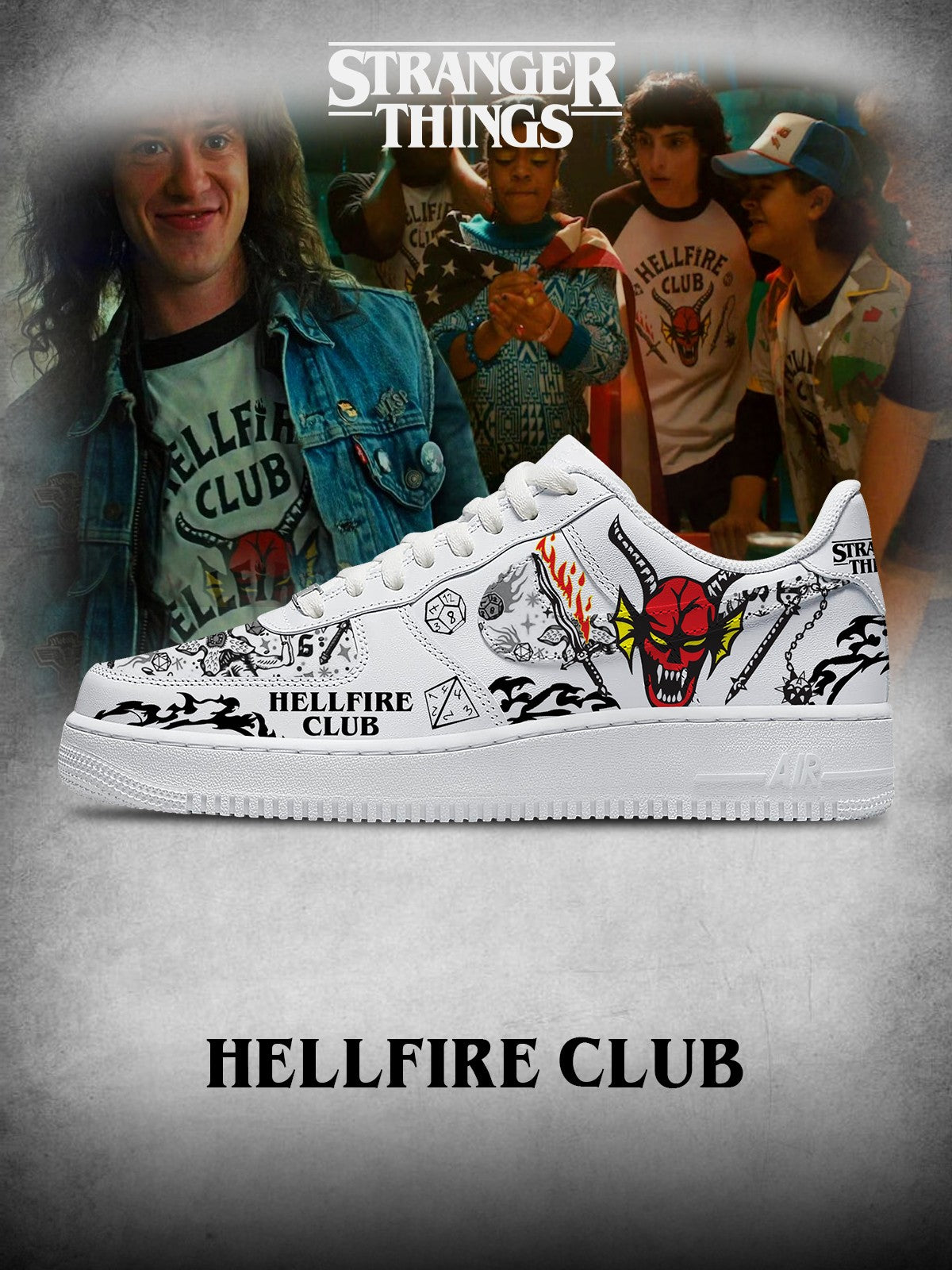 Hellfire Club V.1 Custom Air-Style Sneakers