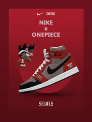 Red-Haired Shanks V.3 Custom High-Top Sneakers