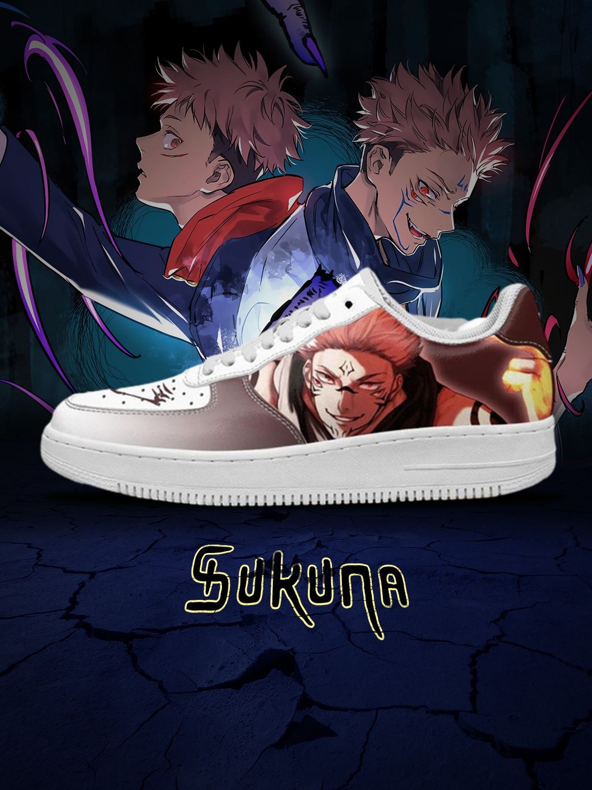 Ryomen Sukuna No.2 Custom Sneakers