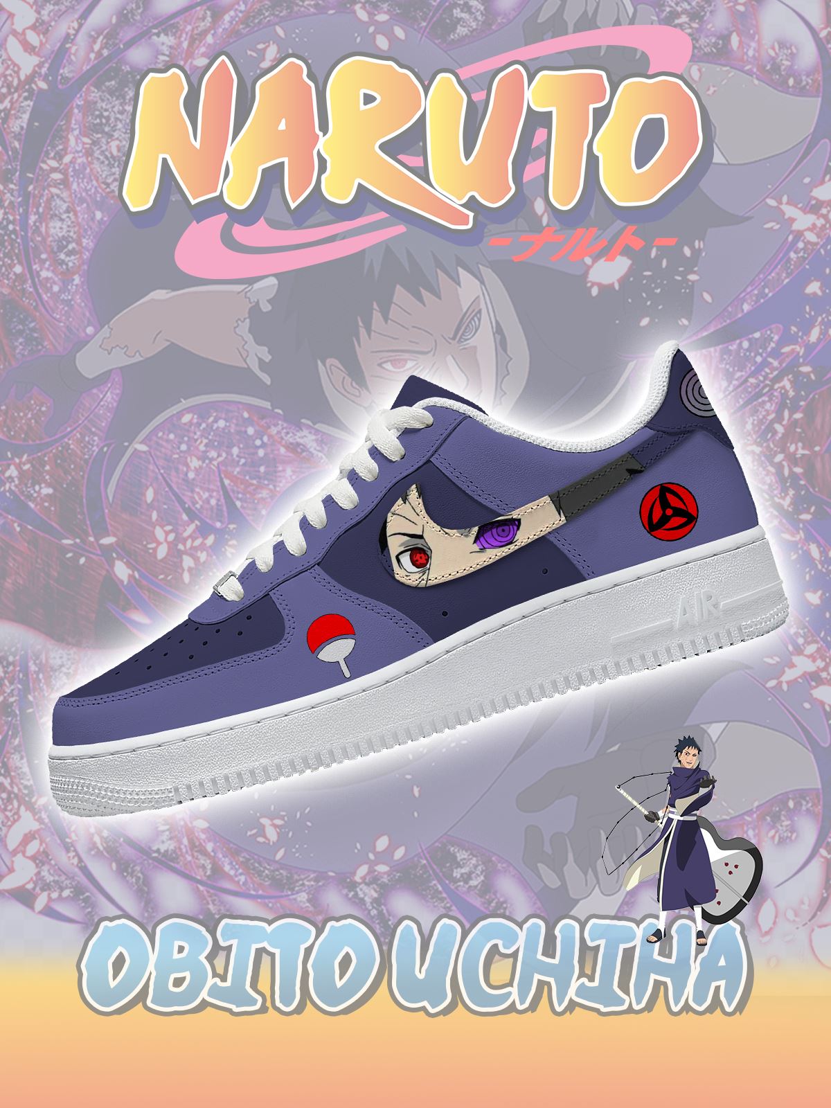 Obito Uchiha Custom Sneakers