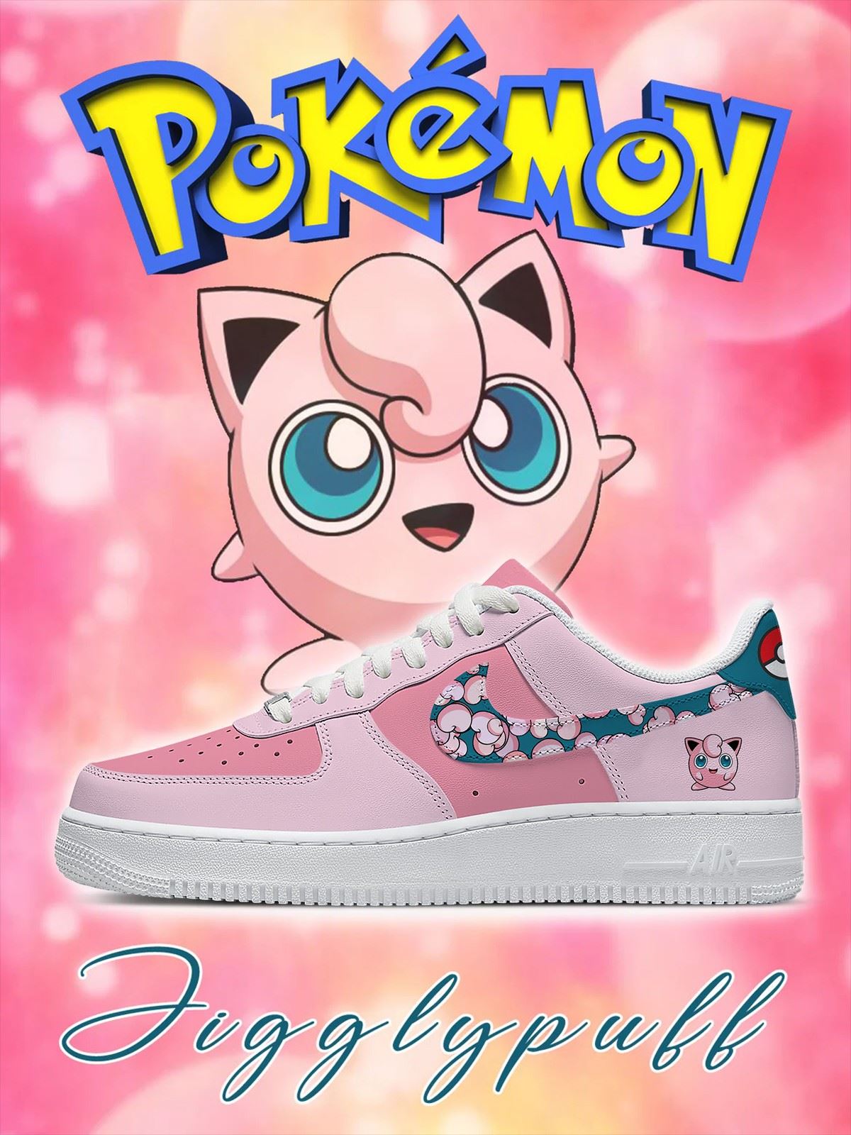 No.0039 Jigglypuff Custom Sneakers