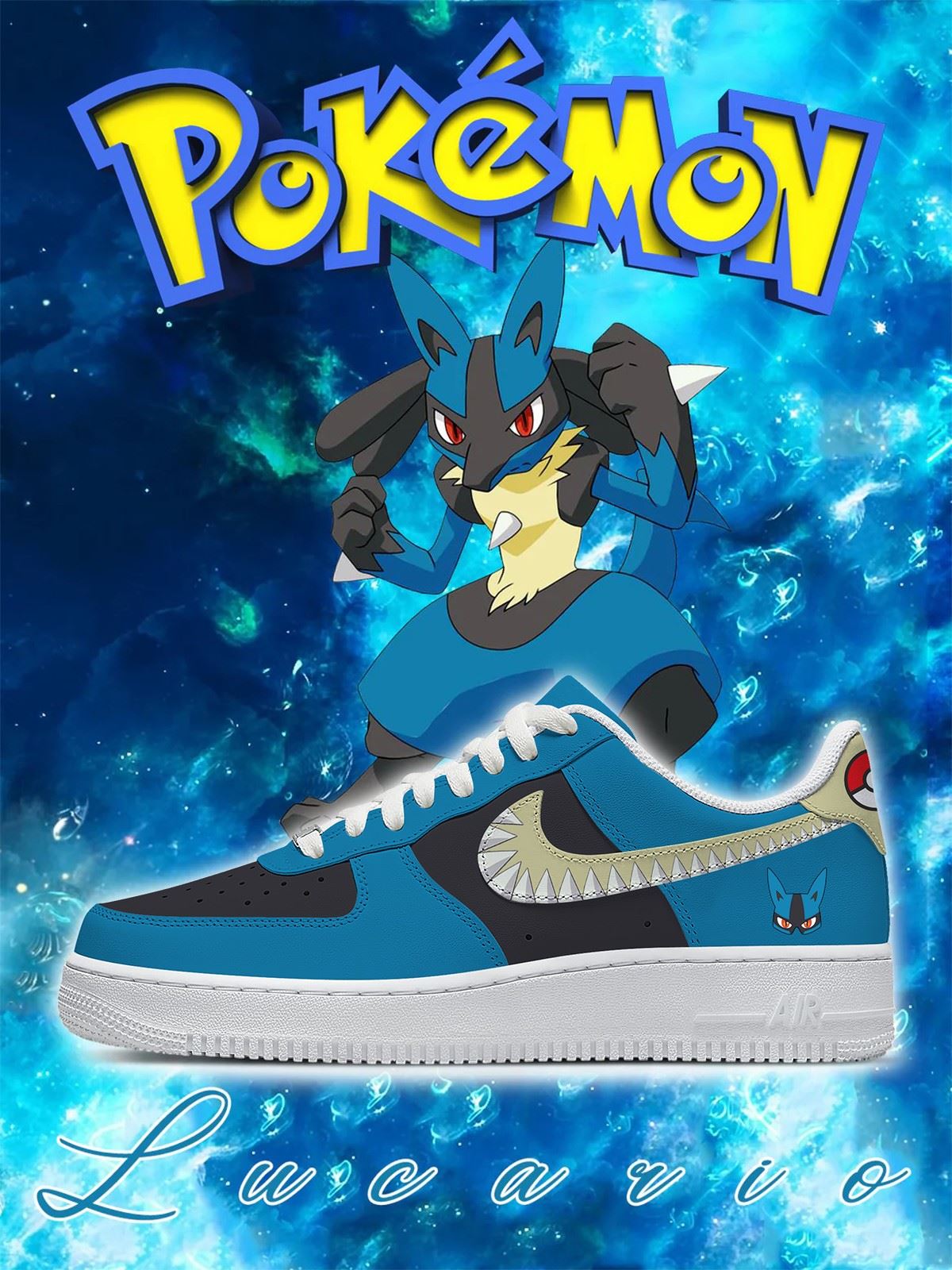 Nr. 0448 Lucario Style 2 Custom Sneakers