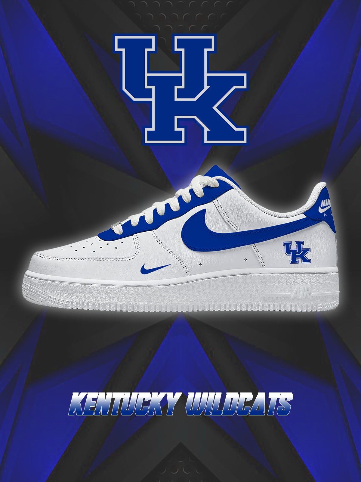 Kentucky College Custom Air-Style Sneakers