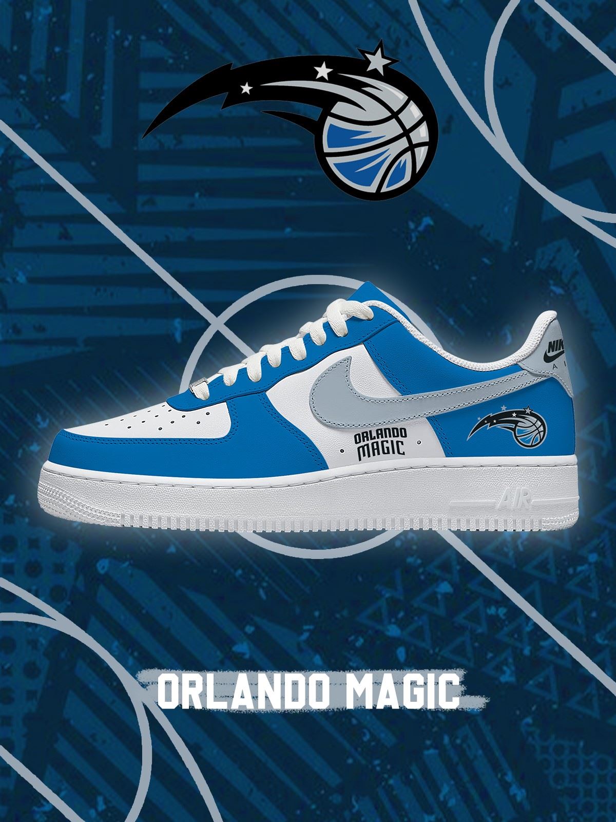 Orlando Basketball Custom Air-Style Sneakers