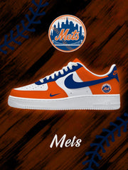 New York Baseball Custom Air-Style Sneakers