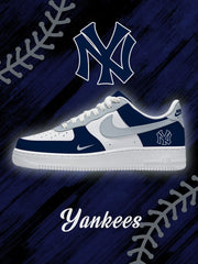 New York Baseball Custom Air-Style Sneakers
