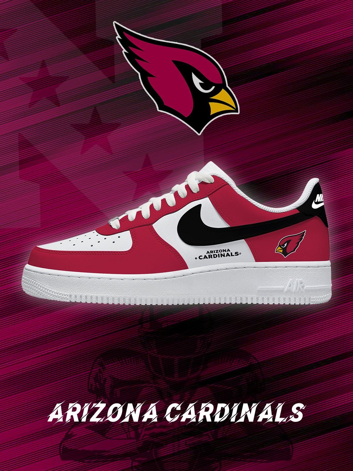 Arizona Football Custom Air-Style Sneakers
