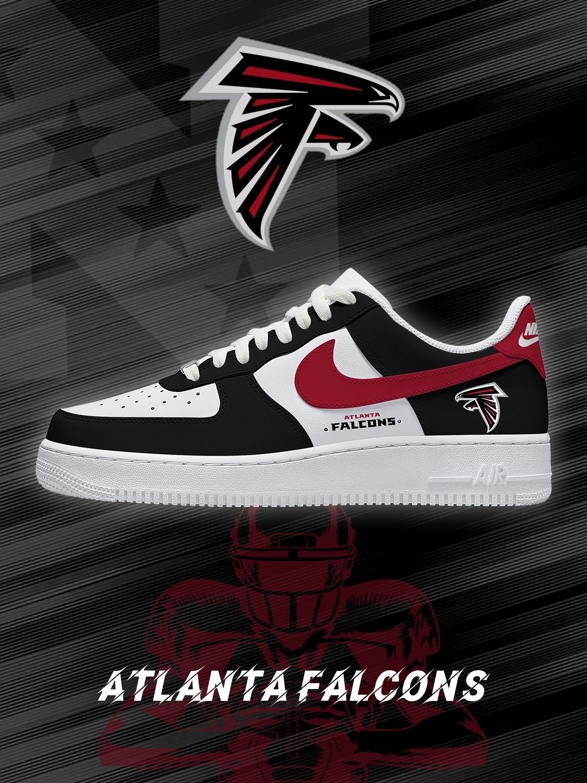 Atlanta Football Custom Air-Style Sneakers