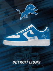 Detroit Football Custom Air-Style Sneakers