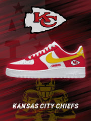 Kansas City Football Custom Air-Style Sneakers