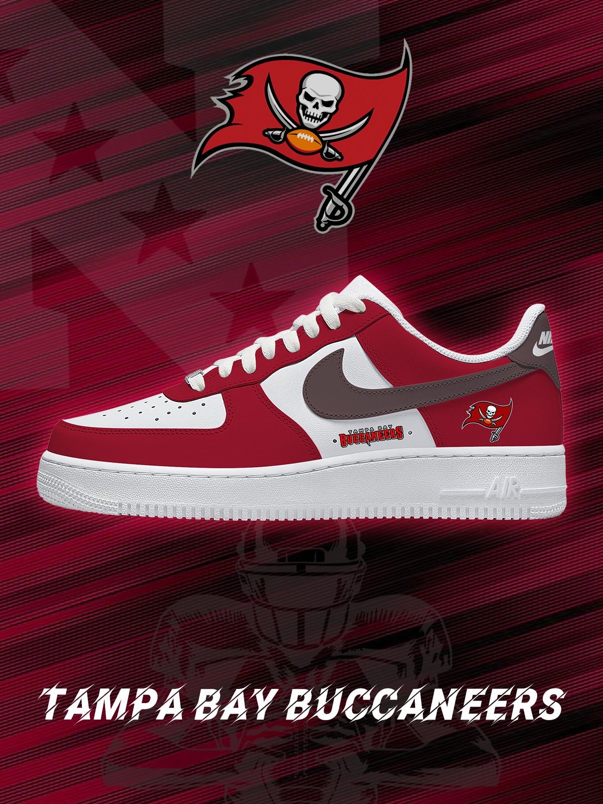 Tampa Bay Football Custom Air-Style Sneakers