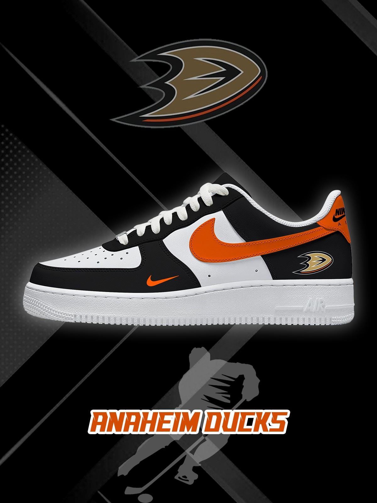 Anaheim Hockey V.1 Custom Air-Style Sneakers