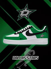 Dallas Hockey V.1 Custom Air-Style Sneakers