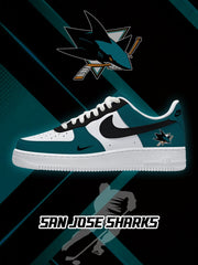 San Jose Hockey V.1 Custom Air-Style Sneakers