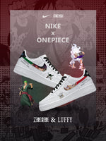 Luffy & Zoro Custom Sneakers