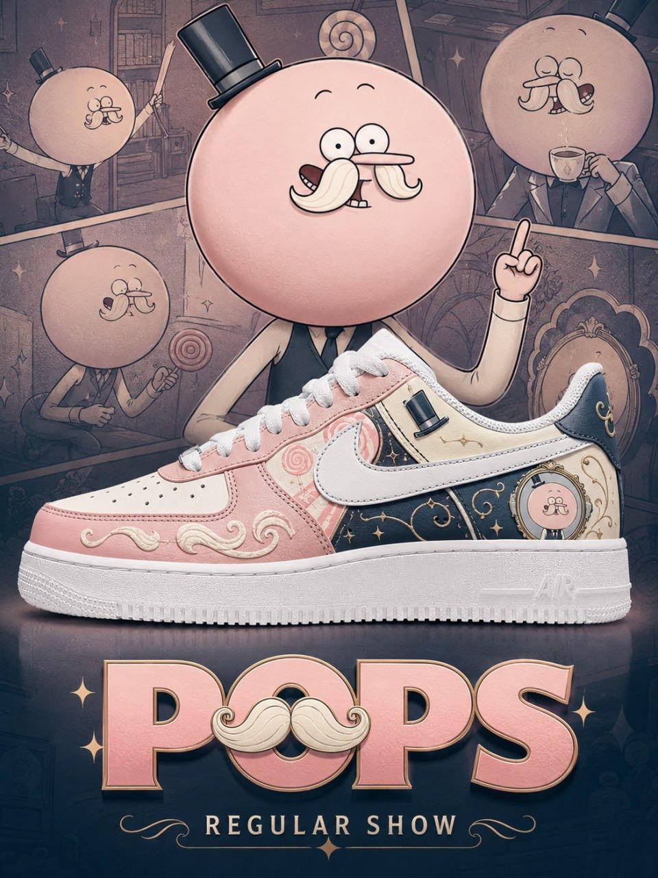 Pops Maellard V.1 Custom Air-Style Sneakers
