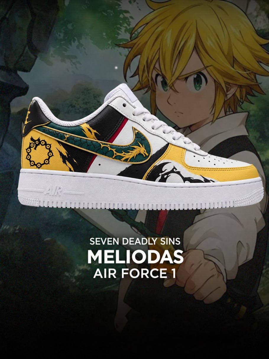 Meliodas V.1 Custom Air-Style Sneakers