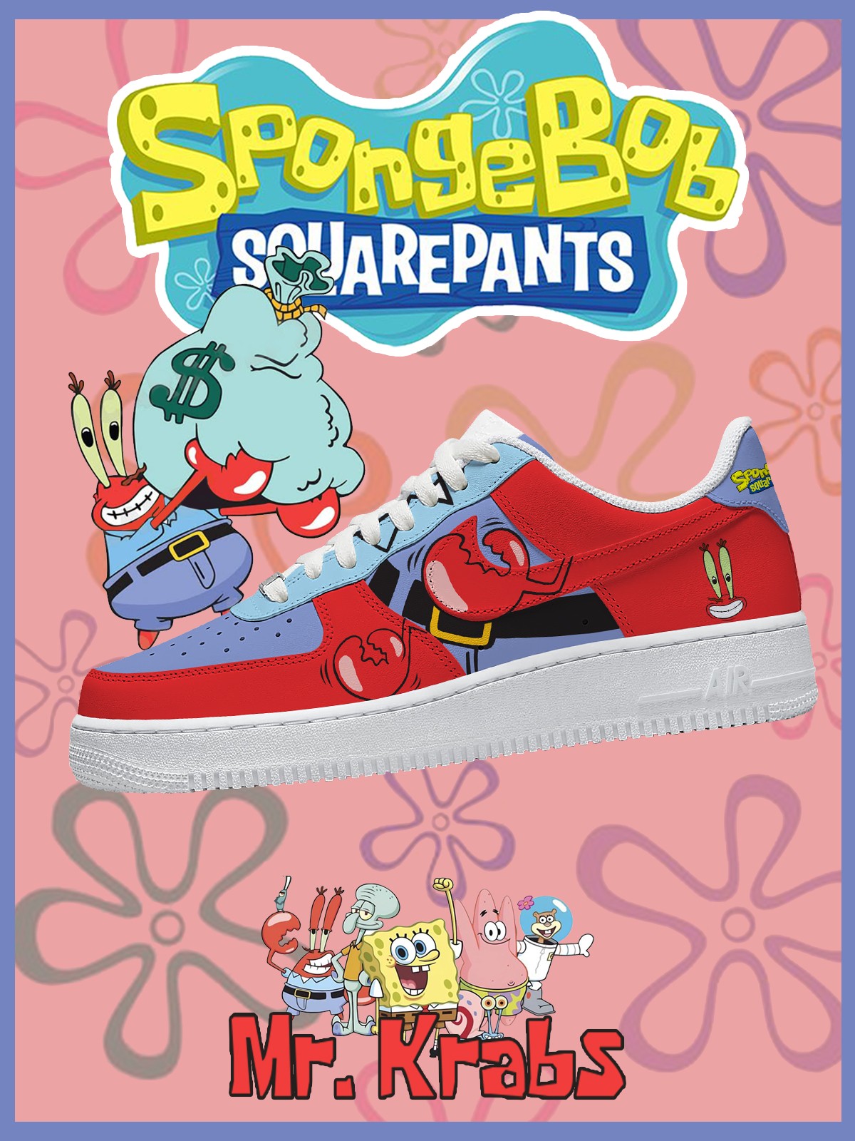 Mr. Krabs V.1 Custom Sneakers