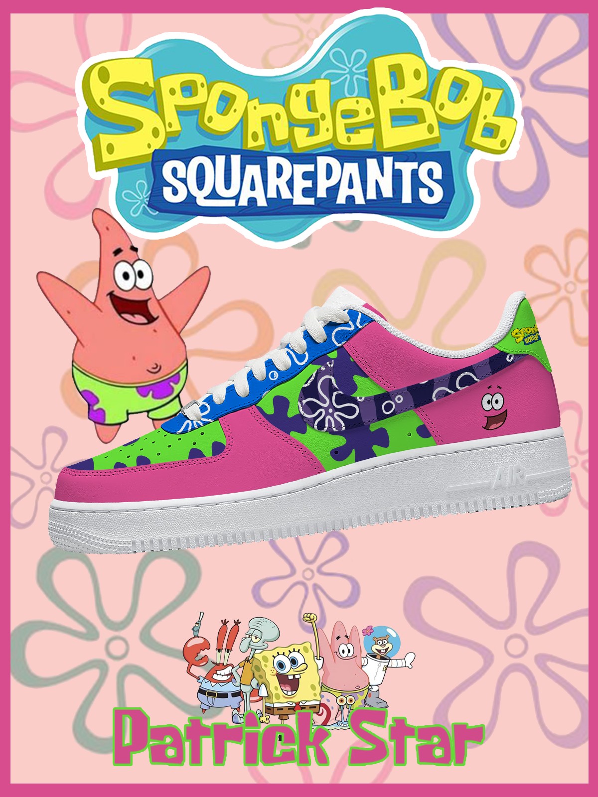 Patrick Star V.1 Custom Sneakers