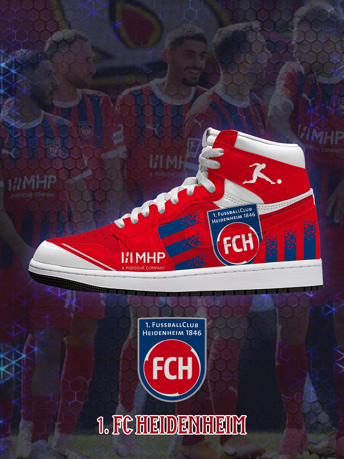 Heidenheim V.1 Custom High-Top Sneakers