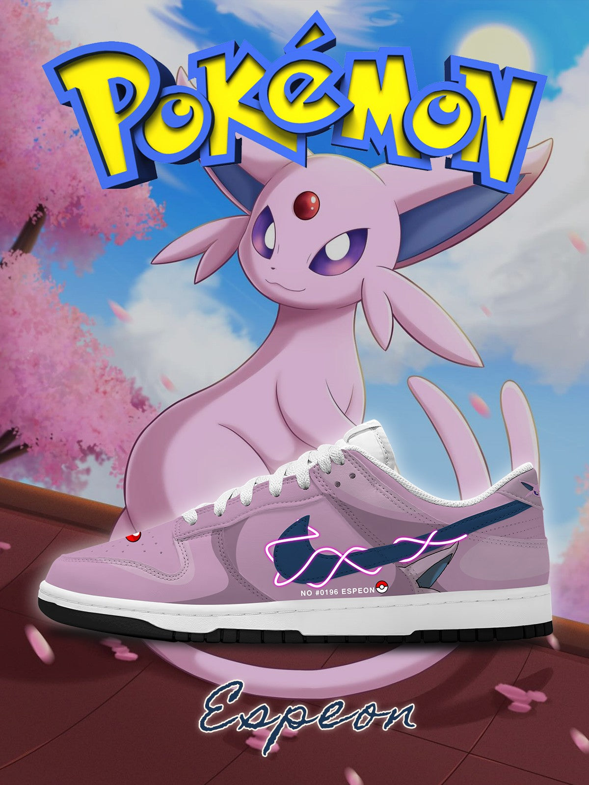 Espeon V.1 Custom SB-Style Sneakers