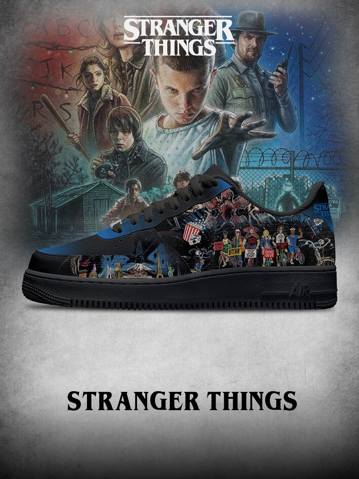 The Upside Down V.2 Custom Air-Style Sneakers