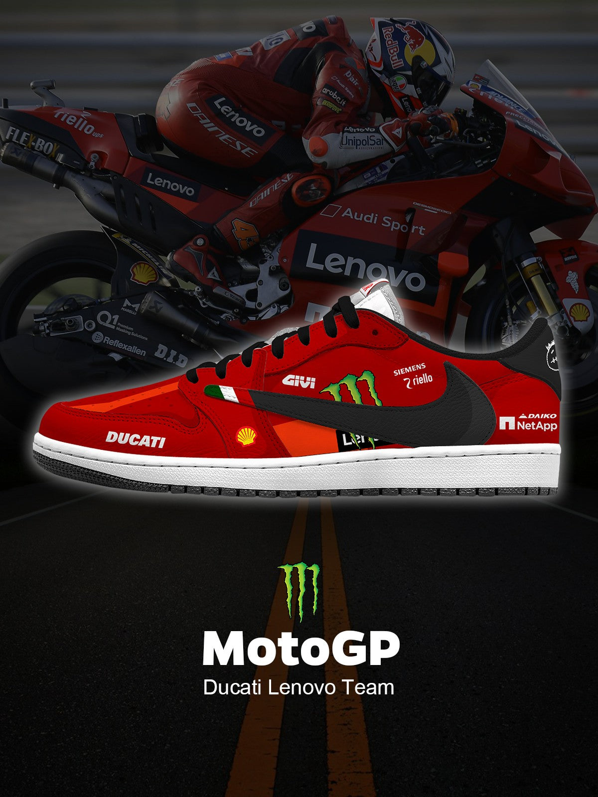 Duca Len Team V.1 Custom TS Low Sneakers