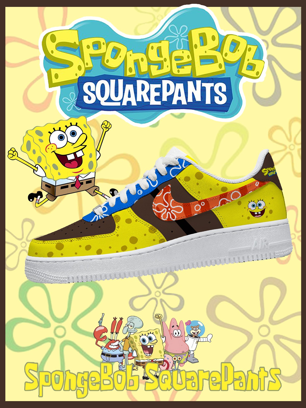 SquarePants V.1 Custom Sneakers