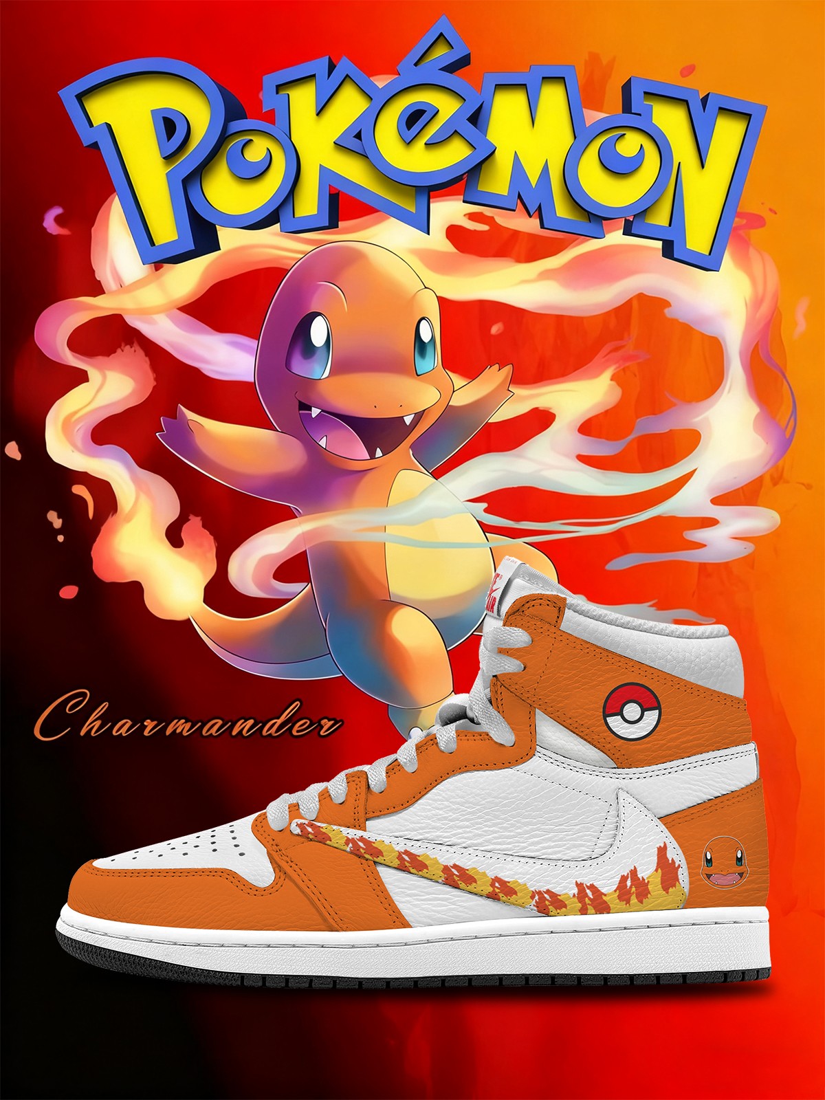 Charmander V.1 Custom TS High Sneakers