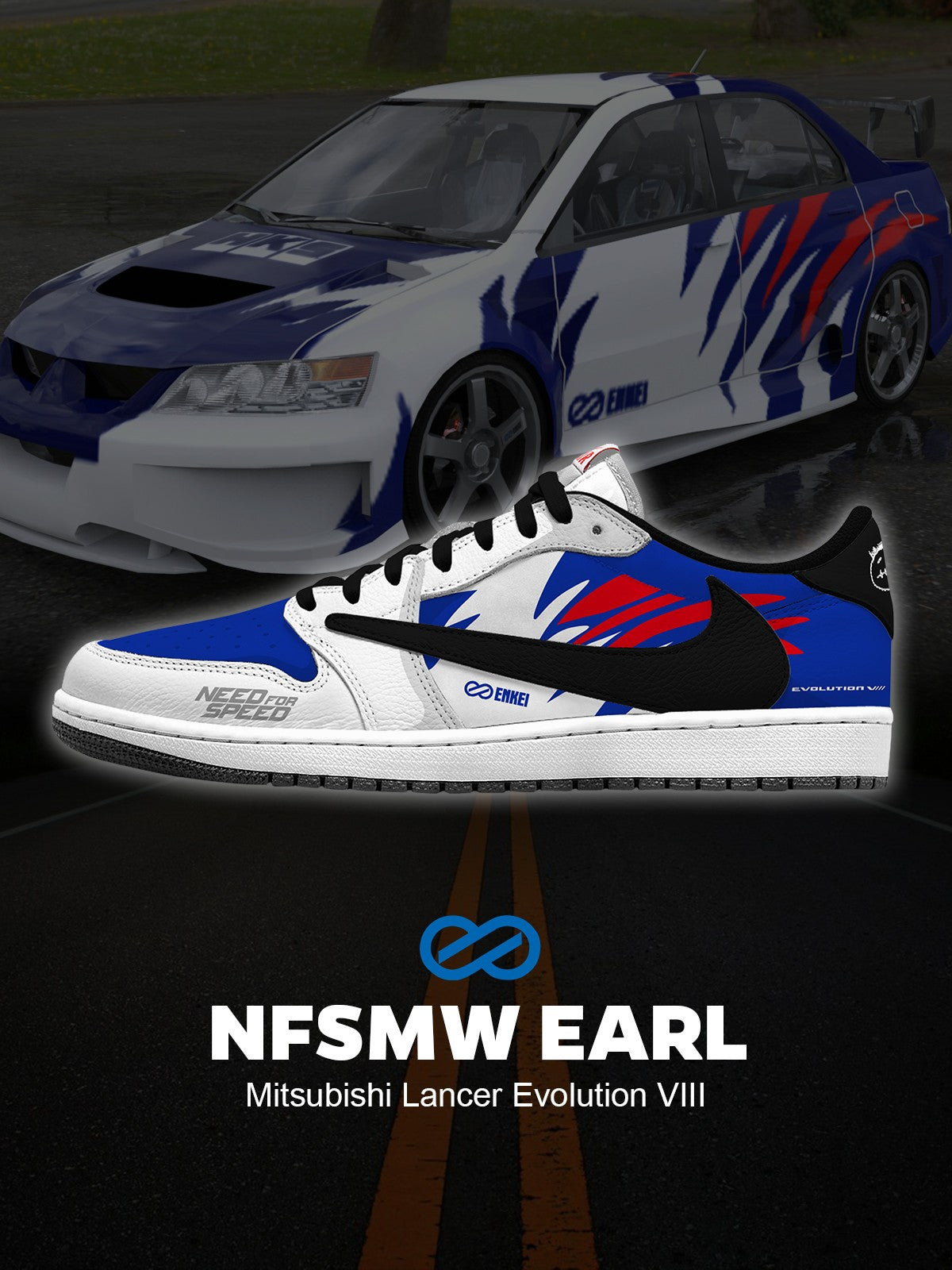 Earl Lancer Evolution VIII V.1 Custom TS Low Sneakers