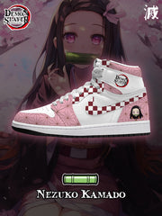 Nezuko Kamado V.2 Custom High-Top-Sneaker
