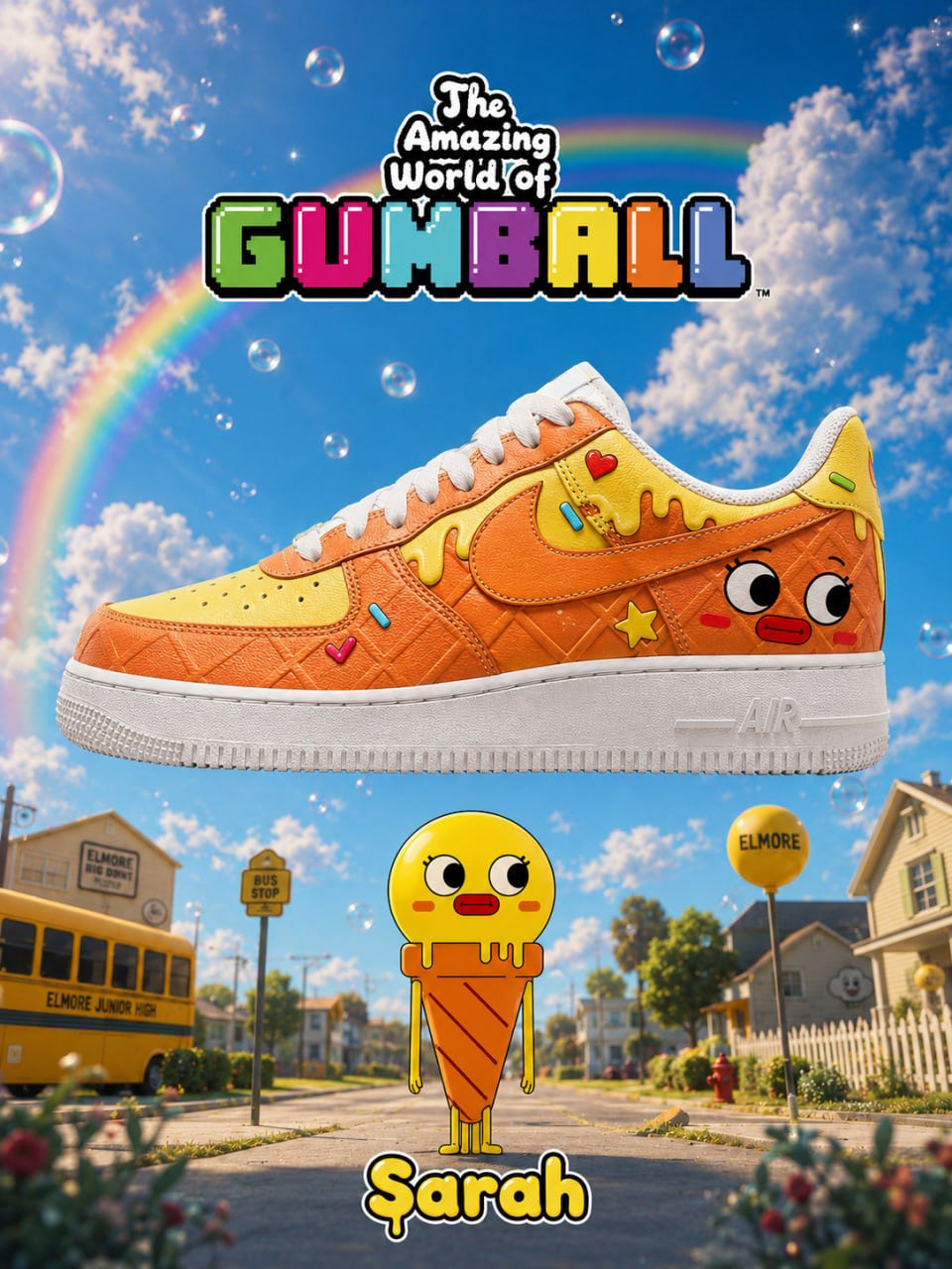 Sarah G. Lato V.1 Custom Air-Style Sneakers