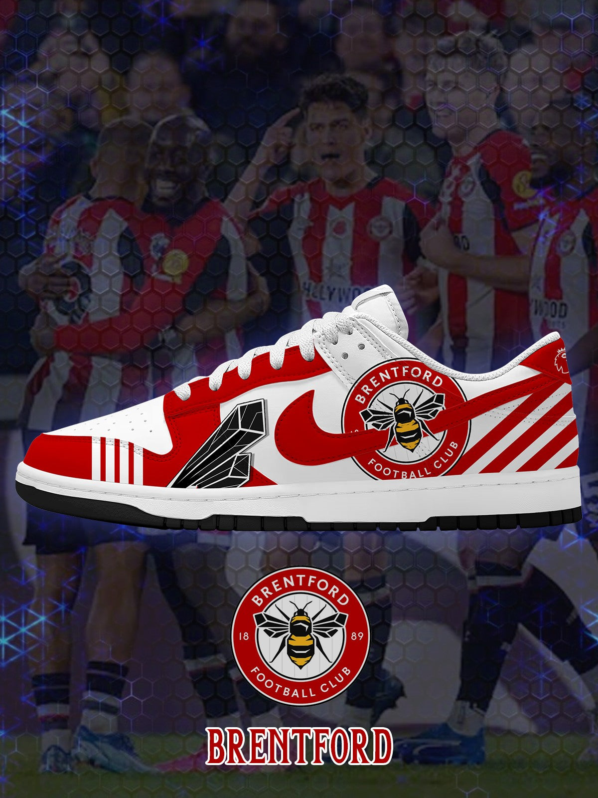 Brentford V.1 Custom SB-Style Sneakers