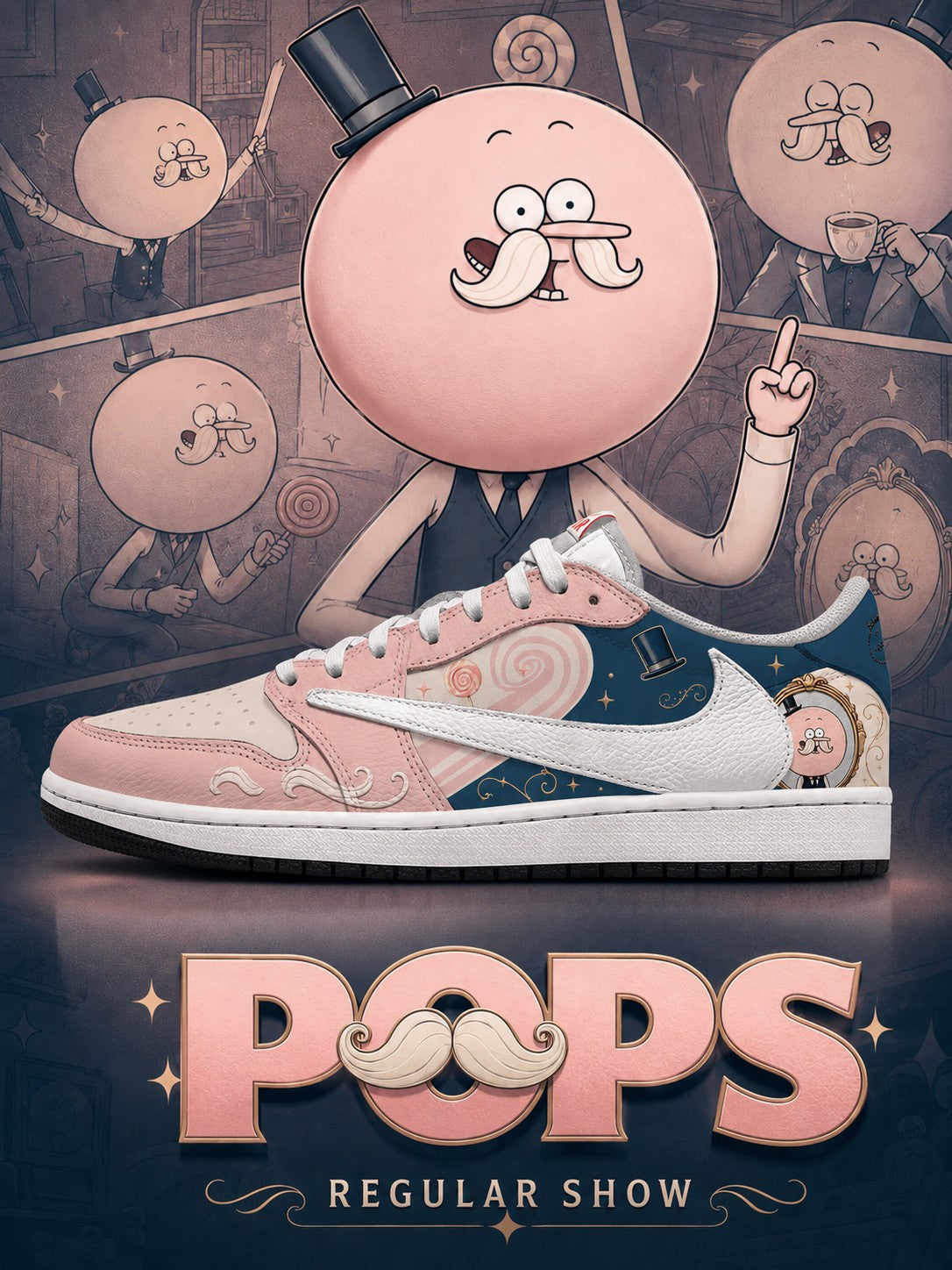 Pops Maellard V.1 Custom TS Low Sneakers