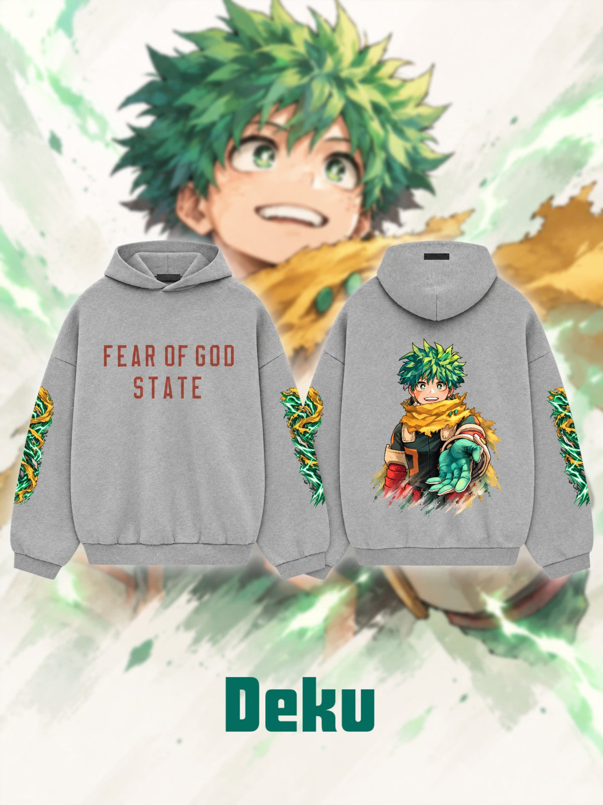 Izuku Midoriya V.1 Custom Ess. Hoodie