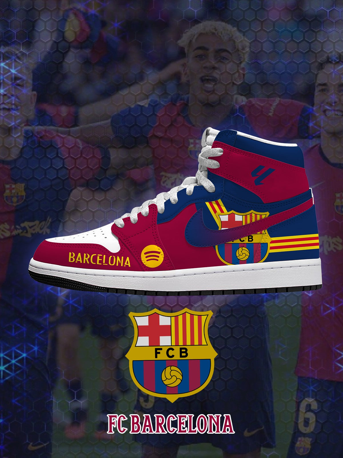 Barca V.1 Custom High-Top Sneakers