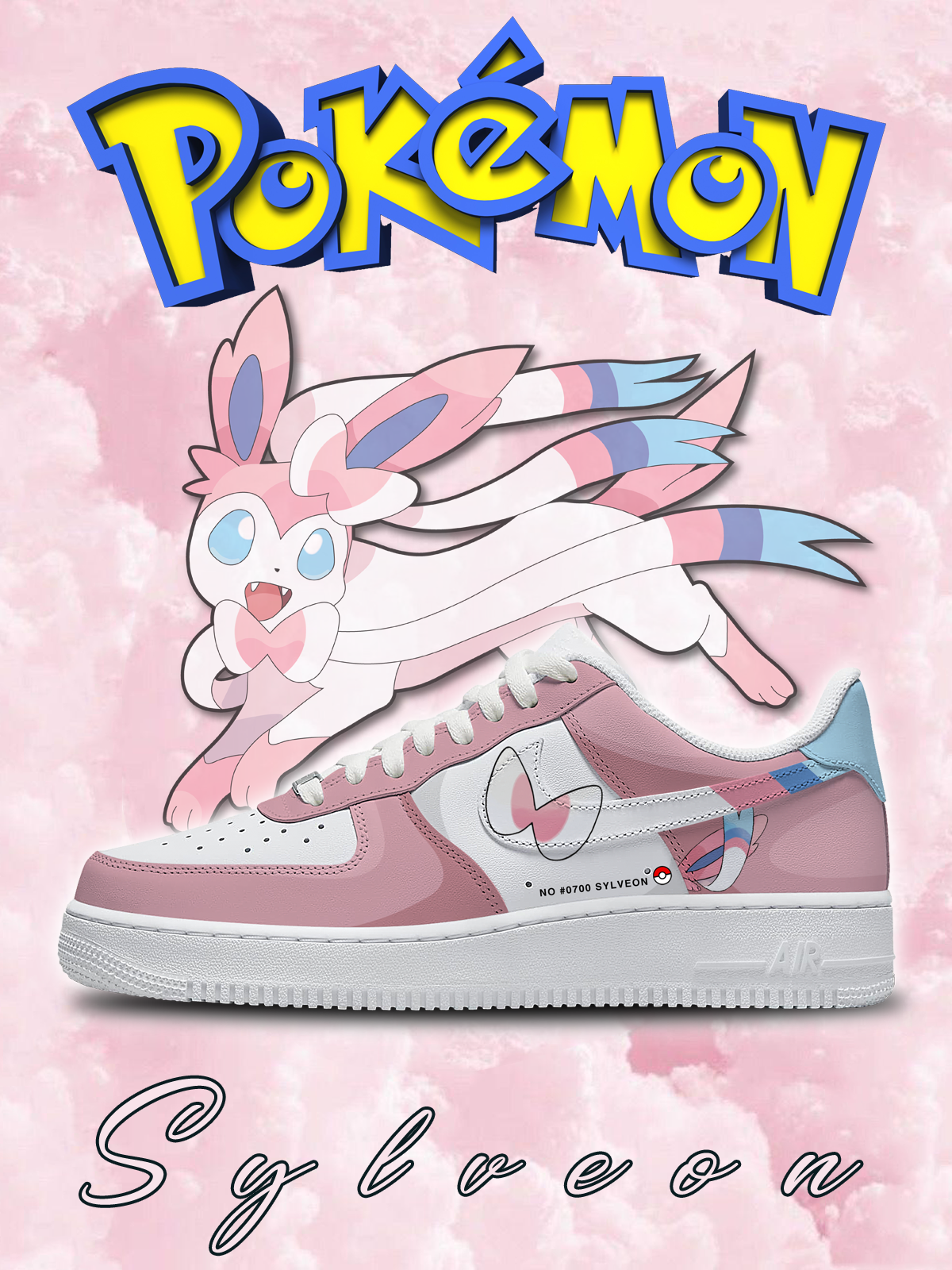 No.0700 Sylveon Custom Sneakers