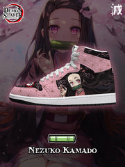 Nezuko Kamado V.3 Custom High-Top-Sneaker