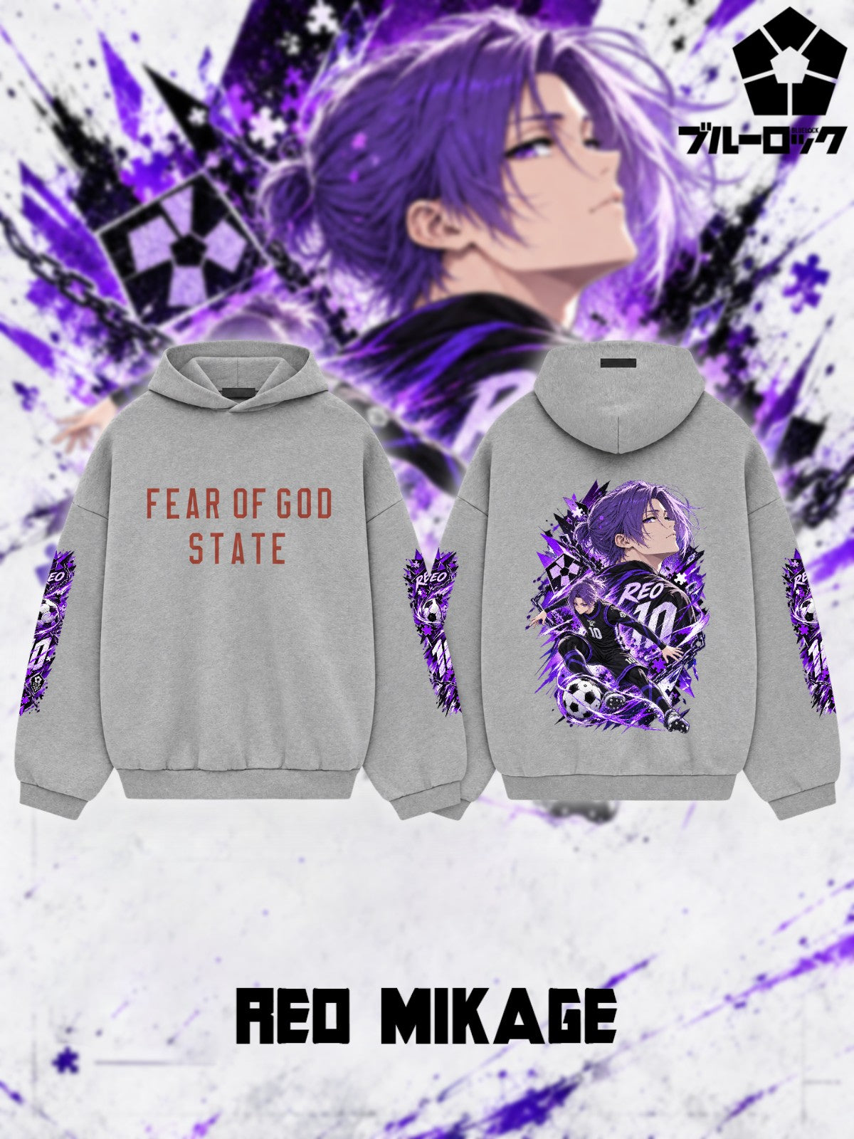 Reo Mikage V.1 Custom Ess. Hoodie